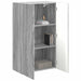 Dulap TV de perete Gri Sonoma 59,5 x 31 x 100 cm Lemn compozit - WALTI WALTI