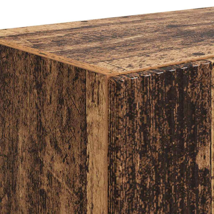 Dulap TV de perete Lemn Vechi 59,5 x 31 x 100 cm Lemn compozit - WALTI WALTI