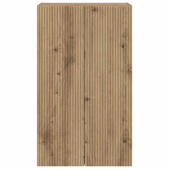 Dulap TV de perete Stejar Artizanal 59,5 x 31 x 100 cm - WALTI WALTI