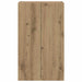 Dulap TV de perete Stejar Artizanal 59,5 x 31 x 100 cm - WALTI WALTI