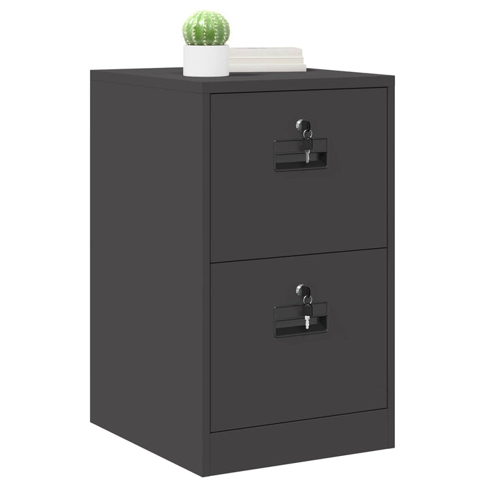 Dulap pentru Fișiere cu sertar cu raft Negru 44 x 50 x 106.5 cm - WALTI WALTI