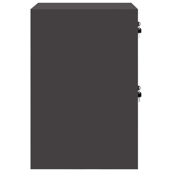 Dulap pentru Fișiere cu sertar cu raft Negru 44 x 50 x 106.5 cm - WALTI WALTI