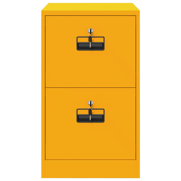 Dulap pentru Fișiere cu sertar Galben muștar 44 x 50 x 106.5 cm - WALTI WALTI