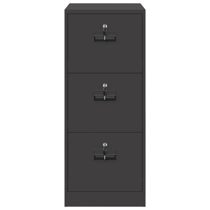 Dulap pentru Fișiere cu sertar cu raft Negru 44 x 50 x 106.5 cm - WALTI WALTI