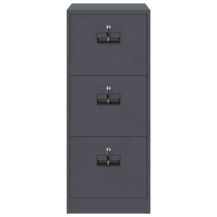 Dulap pentru Fișiere cu sertar Antracit 44 x 50 x 106.5 cm - WALTI WALTI