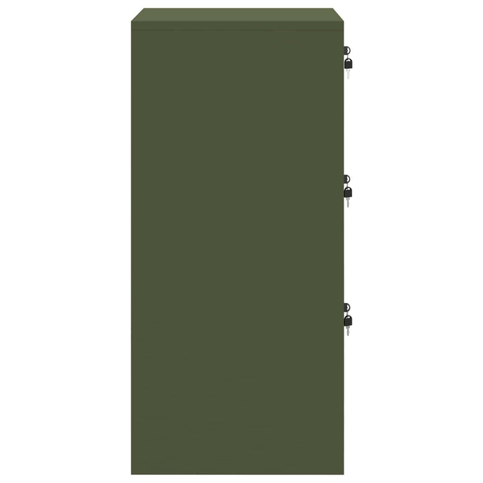 Dulap pentru Fișiere cu raft Verde măsliniu 44 x 50 x 106.5 cm WALTI