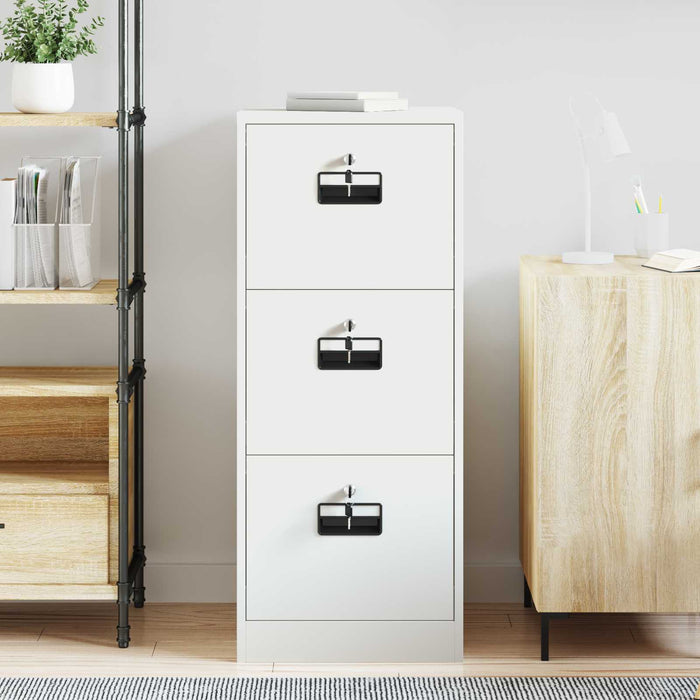 Dulap pentru Fișiere cu sertar cu raft Alb 44 x 50 x 106.5 cm - WALTI WALTI