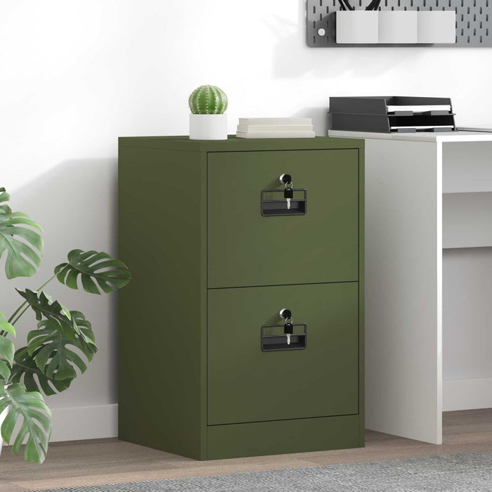 Dulap pentru Fișiere Verde măsliniu 45,5 x 42 x 74,5 cm WALTI