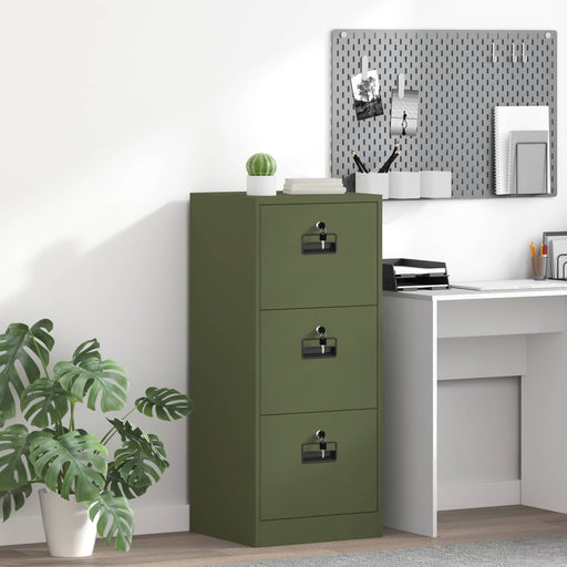 Dulap pentru Fișiere Verde măsliniu 45,5 x 42 x 106,5 cm - WALTI WALTI