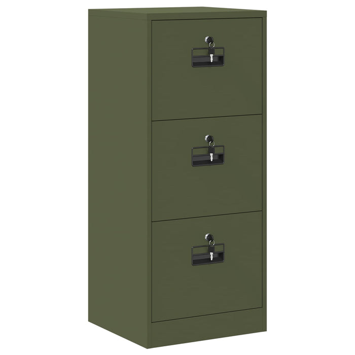 Dulap pentru Fișiere Verde măsliniu 45,5 x 42 x 106,5 cm - WALTI WALTI