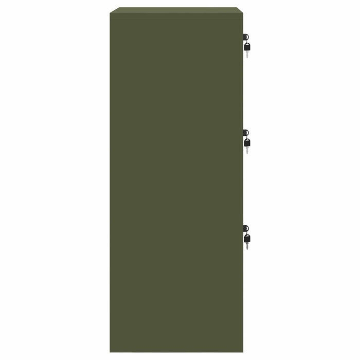 Dulap pentru Fișiere Verde măsliniu 45,5 x 42 x 106,5 cm - WALTI WALTI
