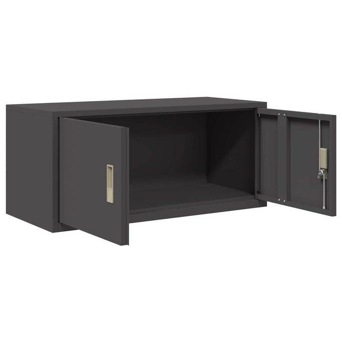 Dulap de depozitare Negru 90 x 40 x 40 cm Oțel Laminat la Rece - WALTI WALTI