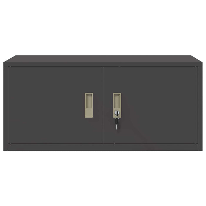 Dulap de depozitare Negru 90 x 40 x 40 cm Oțel Laminat la Rece - WALTI WALTI