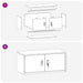 Dulap de depozitare Roz 90 x 40 x 40 cm Oțel Laminat la Rece - WALTI WALTI