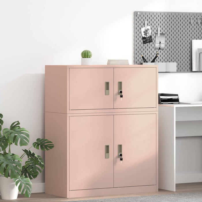 Dulap de depozitare Roz 90 x 40 x 40 cm Oțel Laminat la Rece - WALTI WALTI