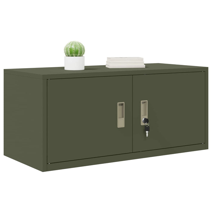 Dulap de depozitare Verde măsliniu 90 x 40 x 40 cm - WALTI WALTI