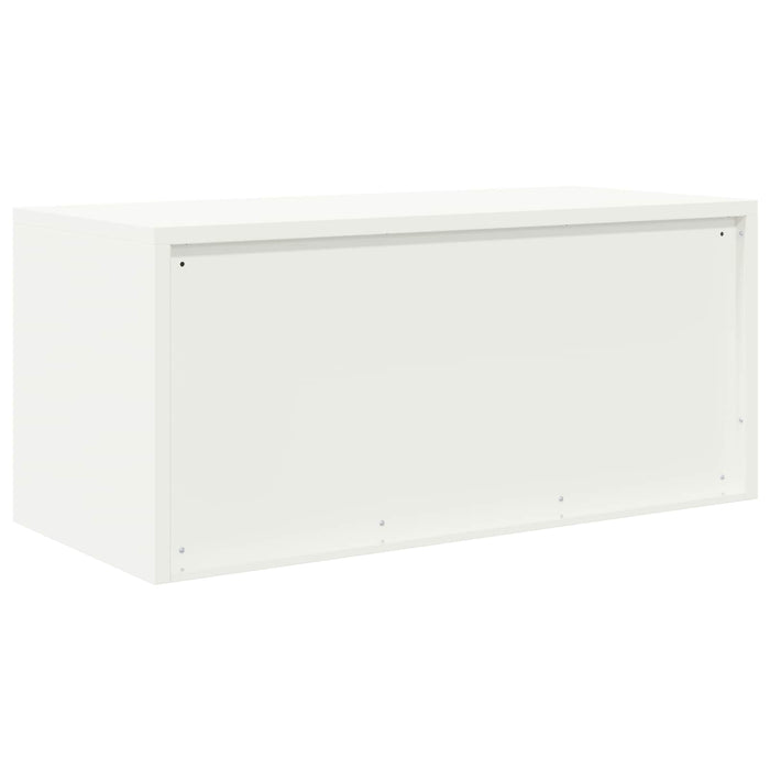 Dulap de depozitare Alb 90 x 40 x 40 cm Oțel Laminat la Rece - WALTI WALTI