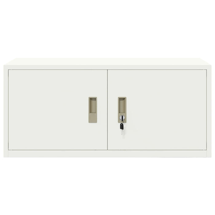 Dulap de depozitare Alb 90 x 40 x 40 cm Oțel Laminat la Rece - WALTI WALTI