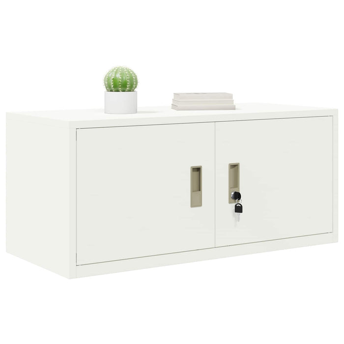 Dulap de depozitare Alb 90 x 40 x 40 cm Oțel Laminat la Rece - WALTI WALTI