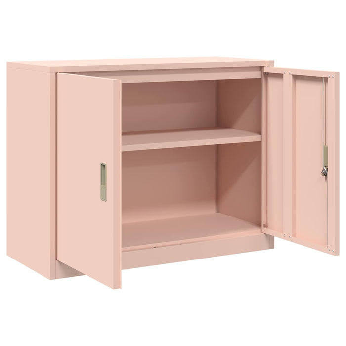 Dulap de depozitare Roz 90 x 40 x 70 cm Oțel Laminat la Rece - WALTI WALTI