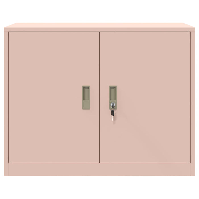 Dulap de depozitare Roz 90 x 40 x 70 cm Oțel Laminat la Rece - WALTI WALTI