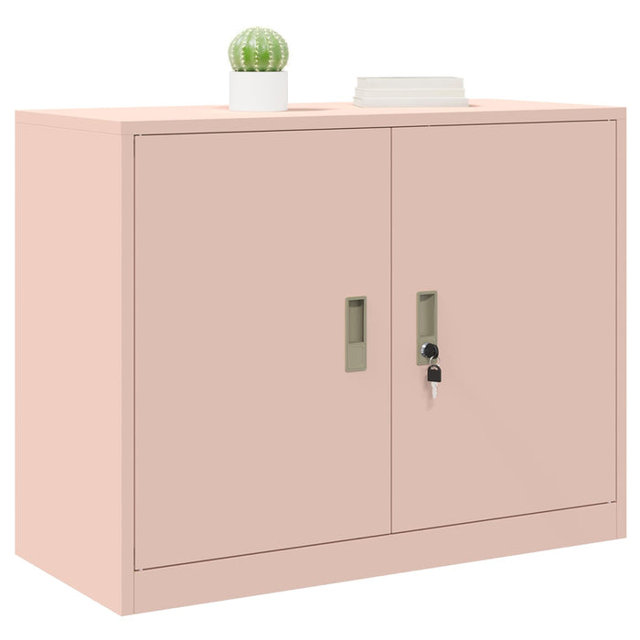 Dulap de depozitare Roz 90 x 40 x 70 cm Oțel Laminat la Rece - WALTI WALTI