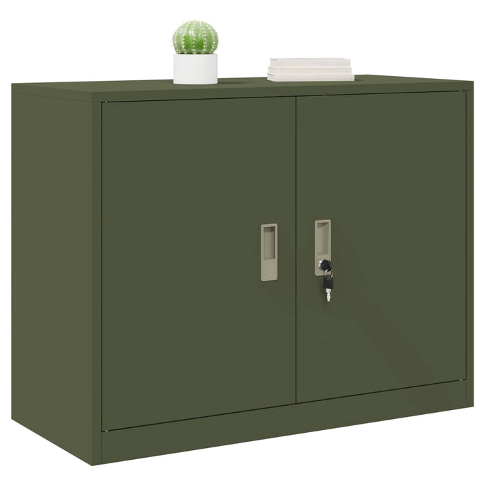 Dulap de depozitare Verde măsliniu 90 x 40 x 70 cm - WALTI WALTI