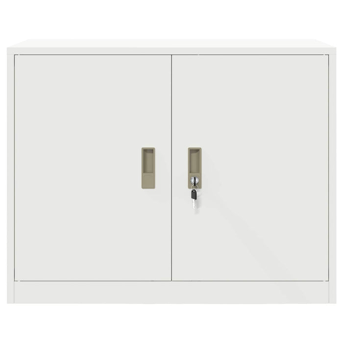 Dulap de depozitare Alb 90 x 40 x 70 cm Oțel Laminat la Rece - WALTI WALTI