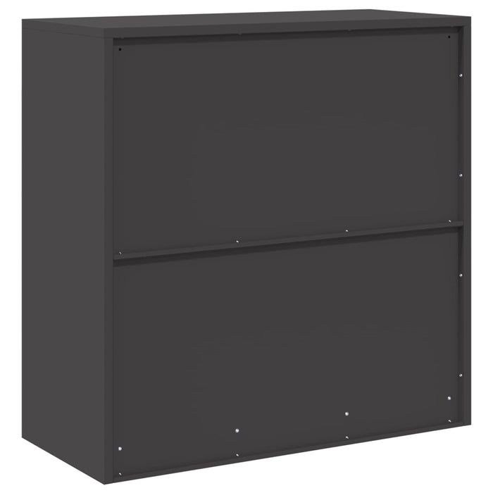 Dulap de depozitare Negru 90 x 40 x 90 cm Oțel Laminat la Rece - WALTI WALTI