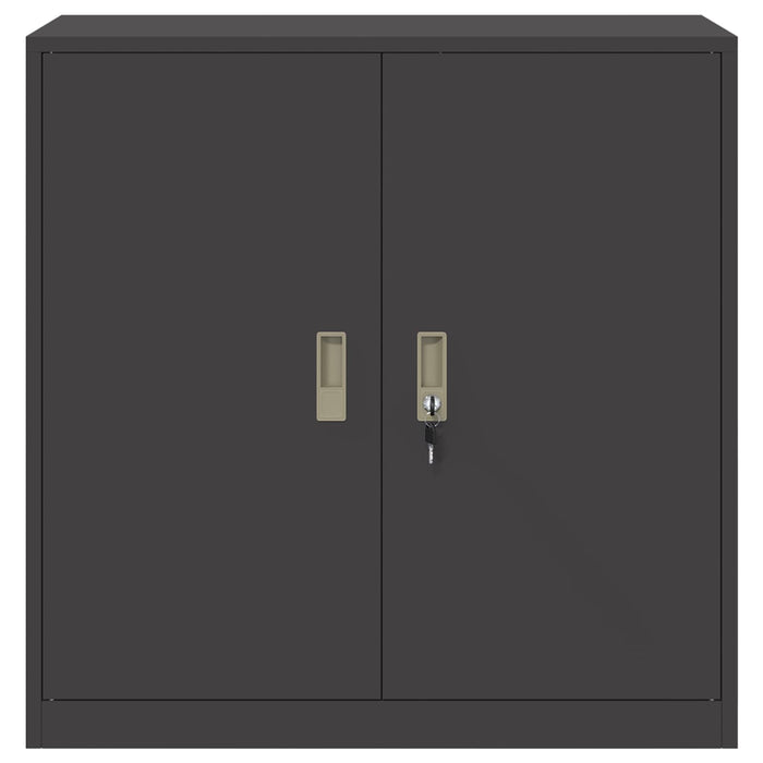 Dulap de depozitare Negru 90 x 40 x 90 cm Oțel Laminat la Rece - WALTI WALTI