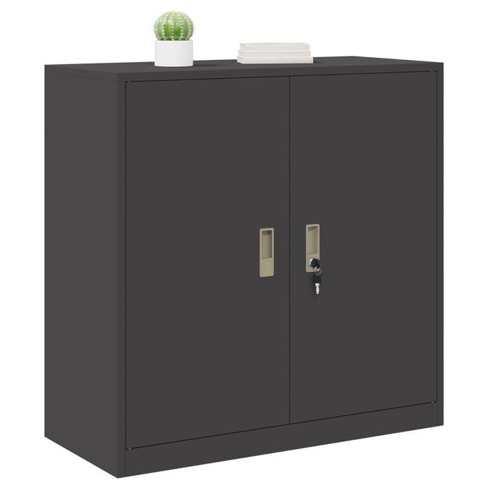 Dulap de depozitare Negru 90 x 40 x 90 cm Oțel Laminat la Rece - WALTI WALTI