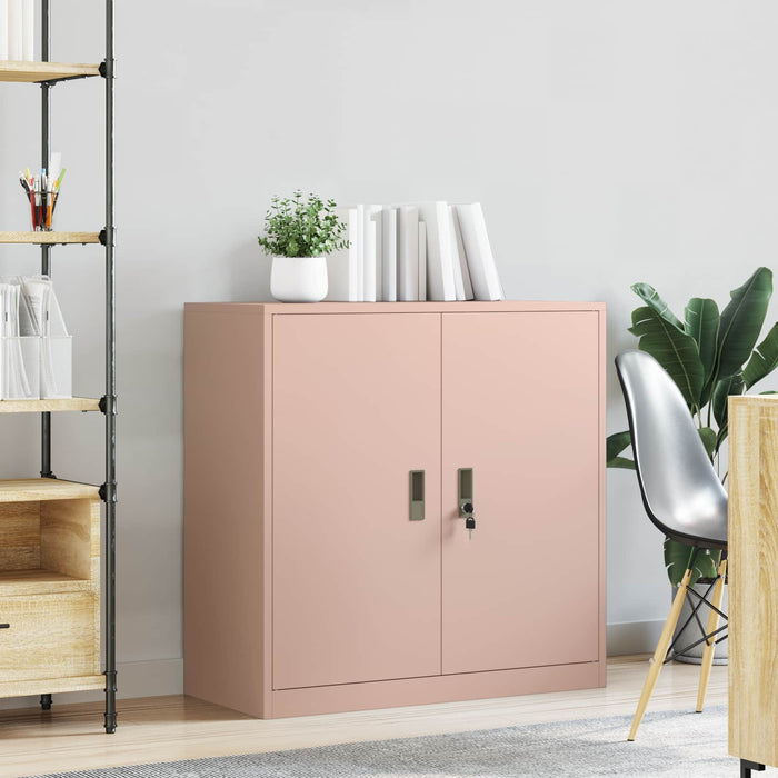 Dulap de depozitare Roz 90 x 40 x 90 cm Oțel Laminat la Rece - WALTI WALTI