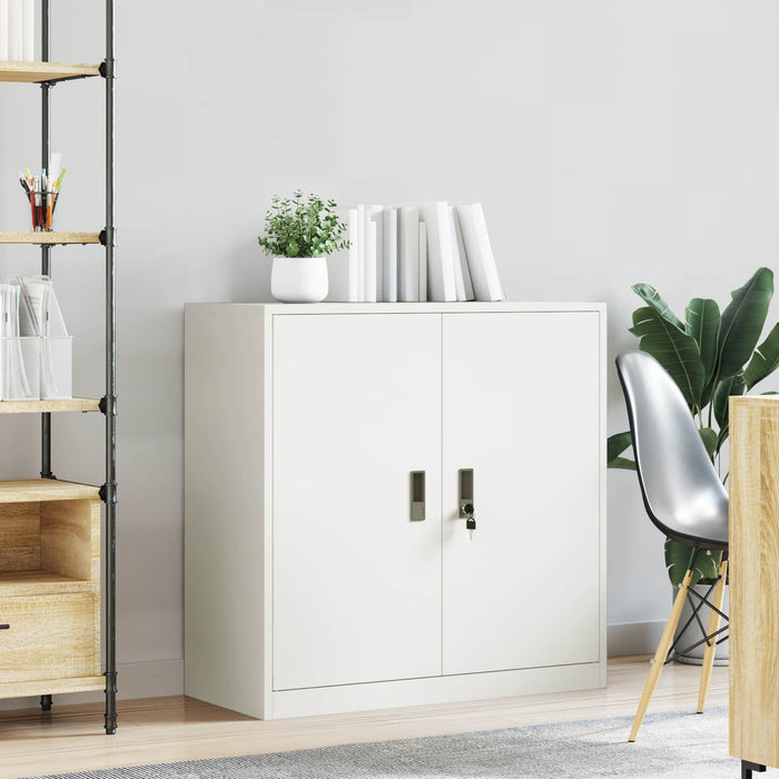 Dulap de depozitare Alb 90 x 40 x 90 cm Oțel Laminat la Rece - WALTI WALTI