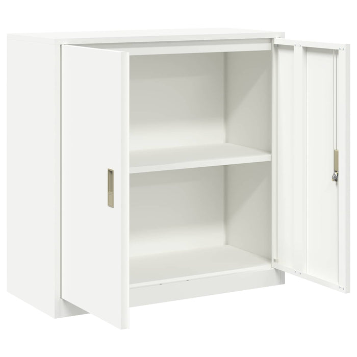 Dulap de depozitare Alb 90 x 40 x 90 cm Oțel Laminat la Rece - WALTI WALTI