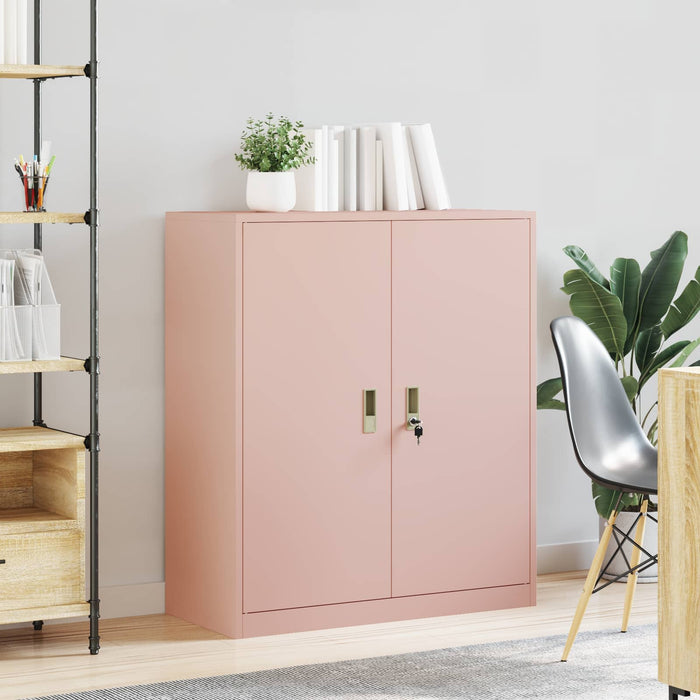Dulap de depozitare Roz 90 x 40 x 105 cm Oțel Laminat la Rece - WALTI WALTI