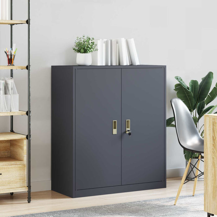 Dulap de depozitare cu depozitare Antracit 90 x 40 x 105 cm - WALTI WALTI