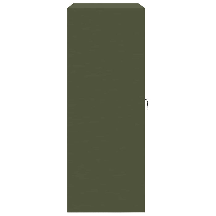 Dulap de depozitare Verde măsliniu 90 x 40 x 105 cm Oțel - WALTI WALTI