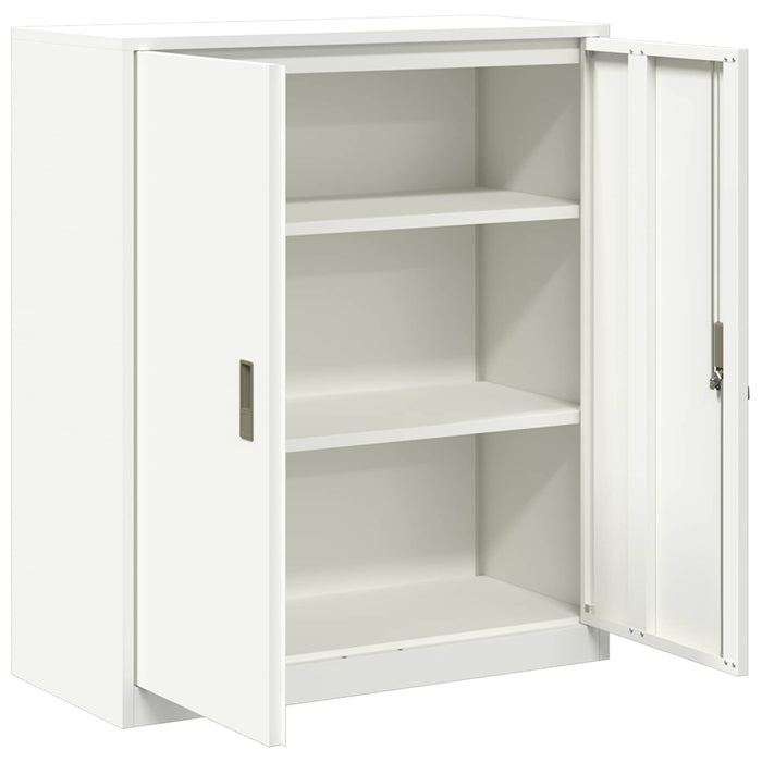 Dulap de depozitare Alb 90 x 40 x 105 cm Oțel Laminat la Rece - WALTI WALTI