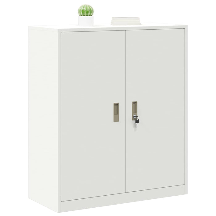 Dulap de depozitare Alb 90 x 40 x 105 cm Oțel Laminat la Rece - WALTI WALTI