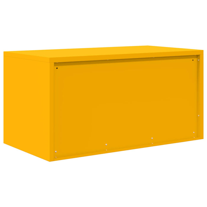 Dulap de depozitare cu depozitare Galben muștar 80 x 40 x 40 cm - WALTI WALTI
