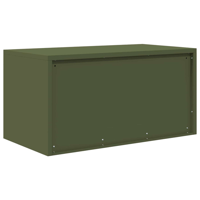 Dulap de depozitare Verde măsliniu 80 x 40 x 40 cm Oțel WALTI