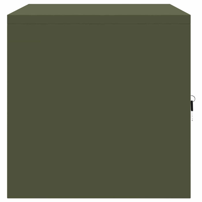 Dulap de depozitare Verde măsliniu 80 x 40 x 40 cm Oțel WALTI