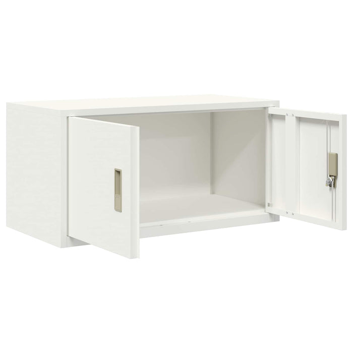 Dulap de depozitare Alb 80 x 40 x 40 cm Oțel Laminat la Rece - WALTI WALTI
