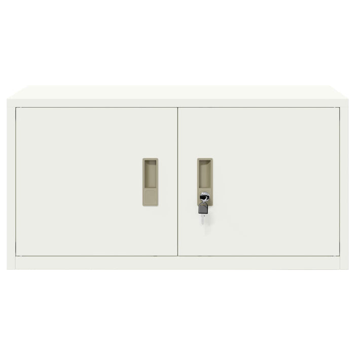 Dulap de depozitare Alb 80 x 40 x 40 cm Oțel Laminat la Rece - WALTI WALTI