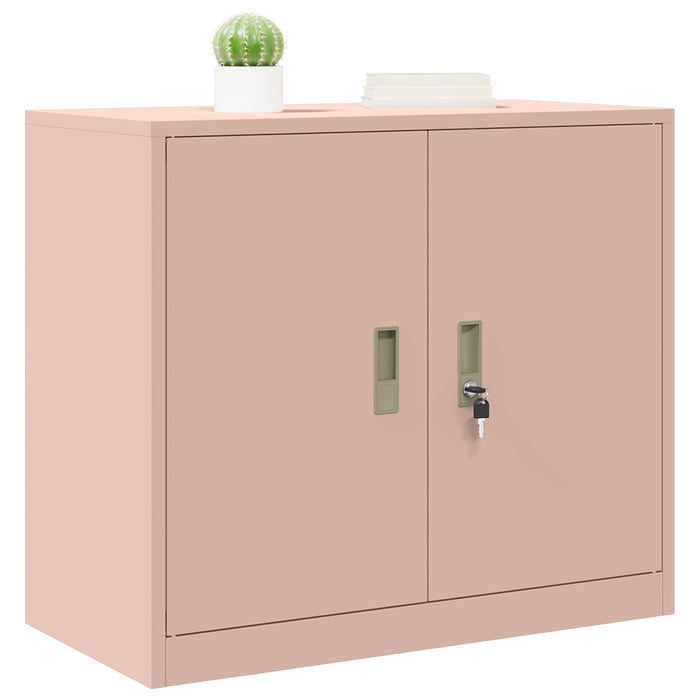 Dulap de depozitare Roz 80 x 40 x 70 cm Oțel Laminat la Rece - WALTI WALTI