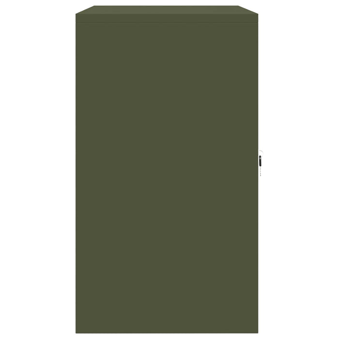 Dulap de depozitare Verde măsliniu 80 x 40 x 70 cm Oțel WALTI