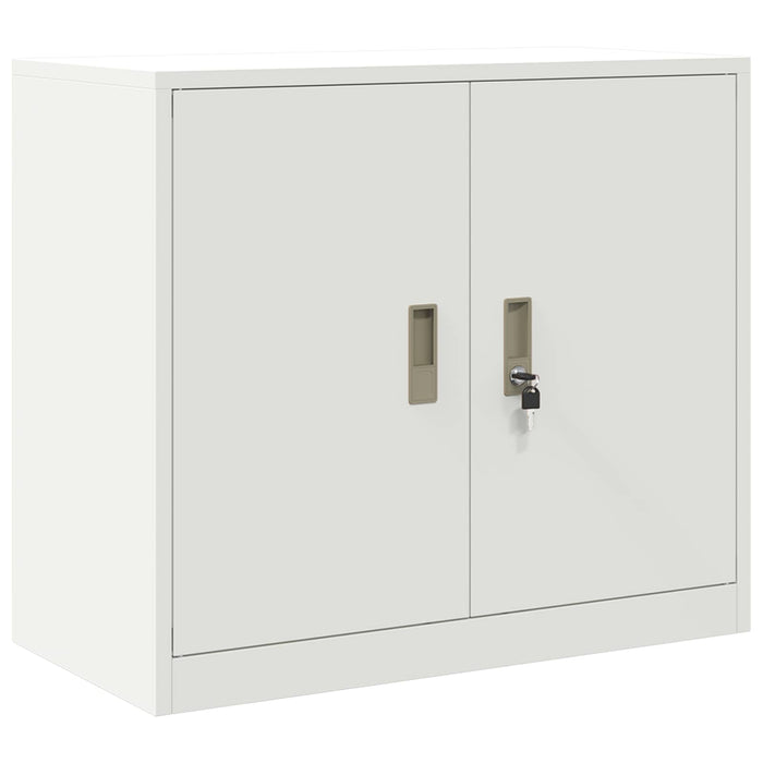 Dulap de depozitare Alb 80 x 40 x 70 cm Oțel Laminat la Rece - WALTI WALTI