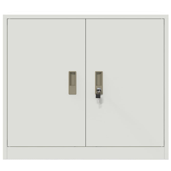 Dulap de depozitare Alb 80 x 40 x 70 cm Oțel Laminat la Rece - WALTI WALTI
