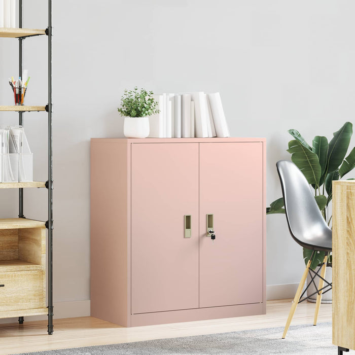 Dulap de depozitare Roz 80 x 40 x 90 cm Oțel Laminat la Rece - WALTI WALTI