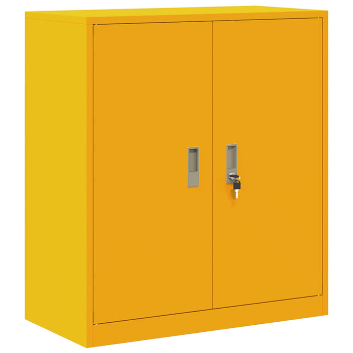 Dulap de depozitare cu depozitare Galben muștar 80 x 40 x 90 cm - WALTI WALTI